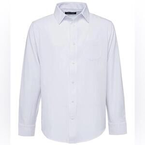 Nautica Boys 'XL 18-20 Synthetic Woven Long Sleeve Shirt boys Uniform Bottoms